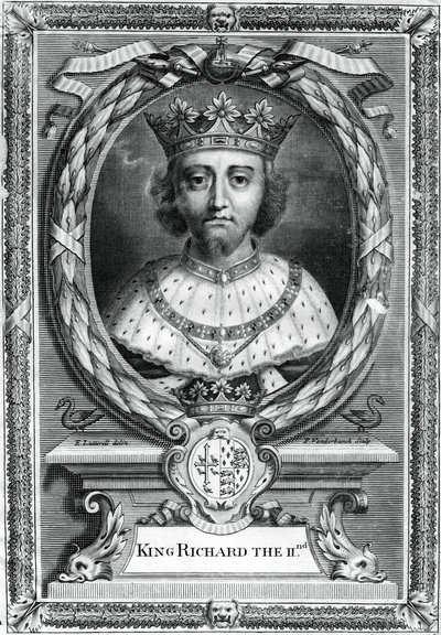 Richard II, konge av England. av P. Vanderbanck