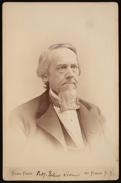 Portrett av Elias Loomis 1811-1889, mellom 1883 og 1889. av Pach Bros