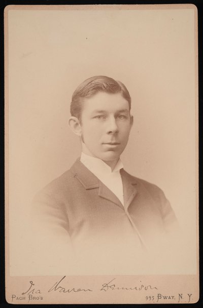 Portrett av Ira Warren Dennison, mellom 1891 og 1893. av Pach Bros