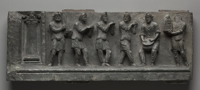 Babylonsk nødhjelp, Pakistan, Gandhara, Buner-området, Tidlig puteperiode (Ed 1-3to) (Schist) av Pakistani School