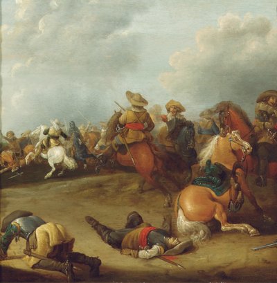Et kavalerikamp av Palamedes Palamedesz