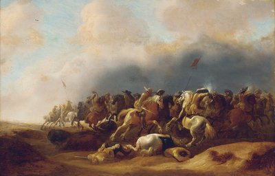 Et kavaleriforlovelse av Palamedes Palamedesz