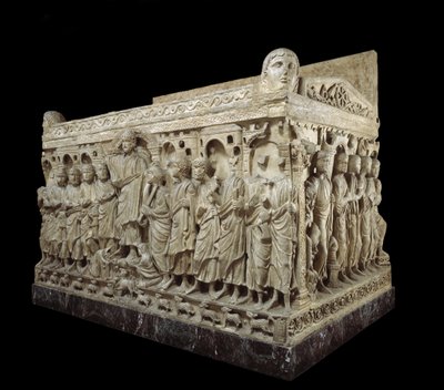 Sarkofag av Flavius ​​​​Stilicho, ca. 359-408 (marmor) av Paleo Christian