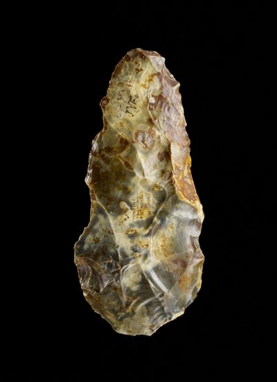 Håndøks (flint) av Paleolithic