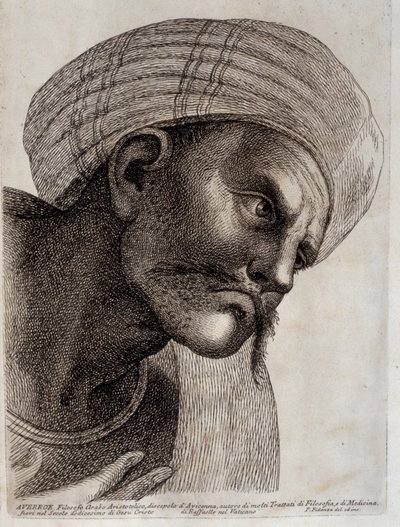 AVERROES. 1757–1760 (gravering) av Paolo Fidanza