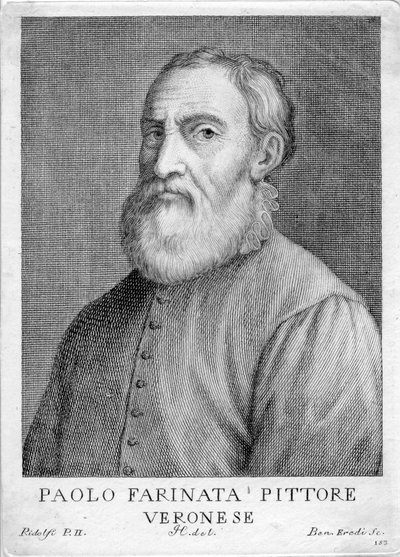 gravert portrett av Paolo Farinata