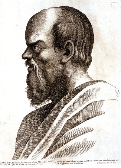 SOKRATES. 1757–1760 (gravering) av Paolo Fidanza