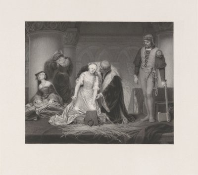Henrettelsen av Lady Jane Gray av Paolo Mercuri