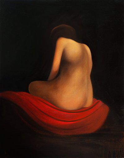 Uten tittel, 2016 (olje på treplate) av Paolo Perfranceschi