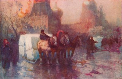 Isbæring i Moskva, 1800-tallet av Paolo Sala