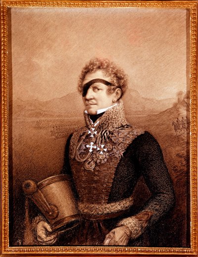Adam Adalbert, greve av Neipperg-general og østerriksk diplomat (tegning) av Paolo Toschi
