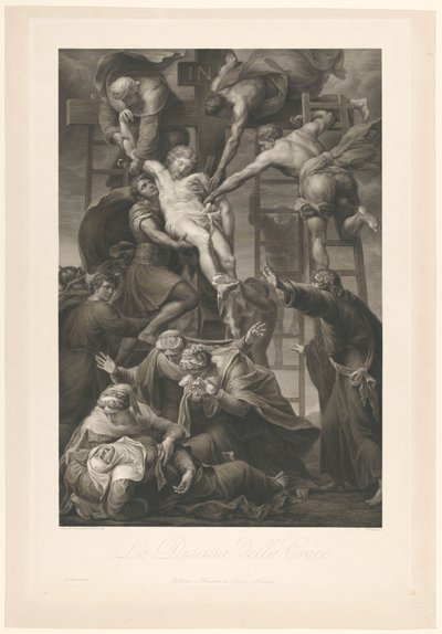 De kruisafneming The Descent of the Cross (tittel på objekt) av Paolo Toschi