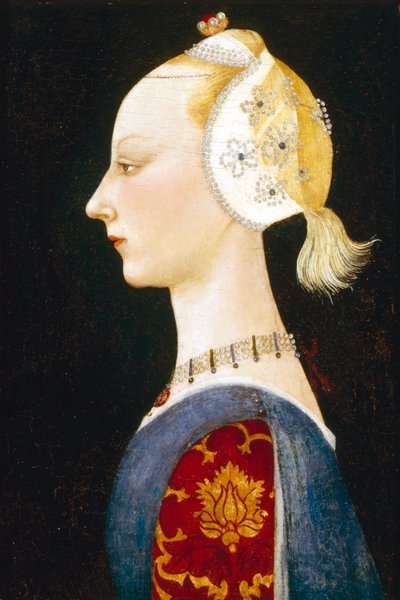 A Young Lady of Fashion, 1462-1465 av Paolo Uccello