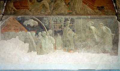 Historien om Noah, fylla - Fresco av Paolo Uccello