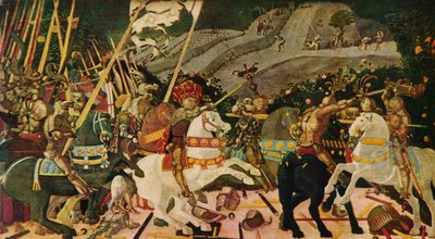 Slaget ved San Romano, c1438, 1909 av Paolo Uccello
