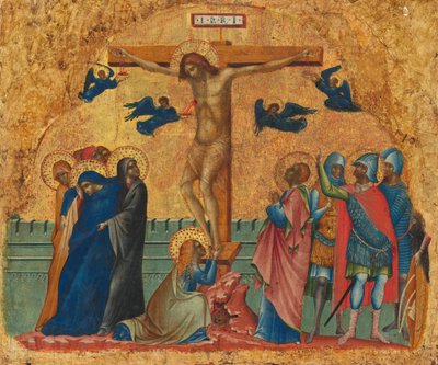 Korsfestelsen, ca. 13401345. av Paolo Veneziano