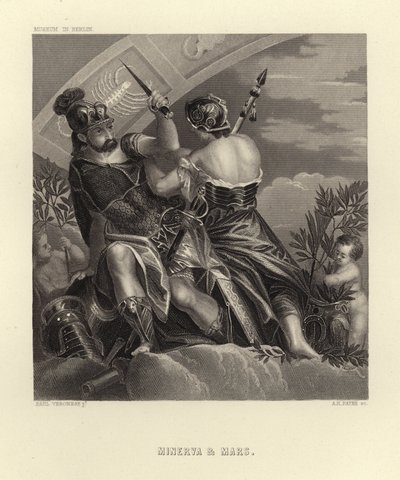 Minerva og Mars av Paolo Veronese