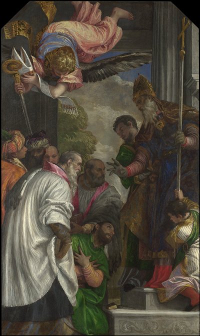 Innvielsen av Saint Nicholas, 1562 av Paolo Veronese