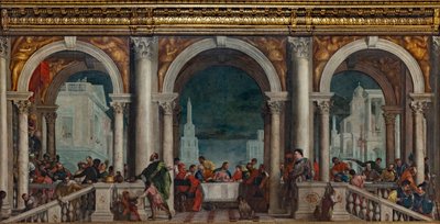 Festen i huset til Levi, 1573. av Paolo Veronese
