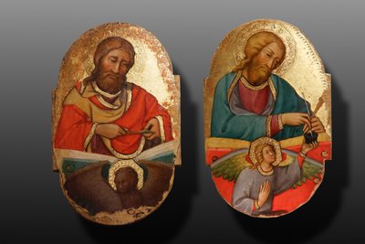 St. Markus og St. Peter (maleri) av Paolo di Giovanni Fei