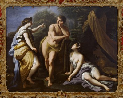 Valget av Hercules, 1712 av Paolo di Matteis