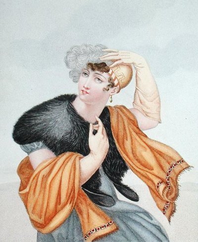Forsiktighetsregel, tidlig på 1800-tallet (farge litho) av Parfait Augrand