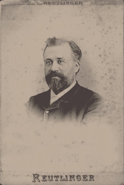 Portrett av komponisten Henri Maréchal 1842-1924, 1893. av Paris . Photo studio Reutlinger