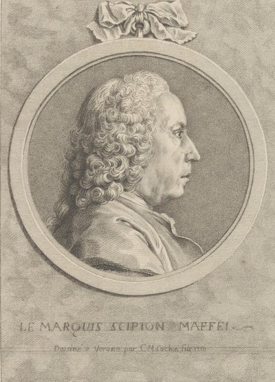 The Mark Scipio Maffei, 1750., 1750. av Pariset