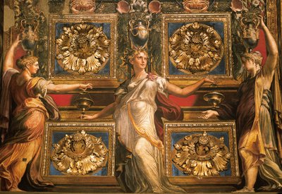Three Foolish Virgins, av Francesco Mazzola, kjent som Parmigianino av Parmigianino