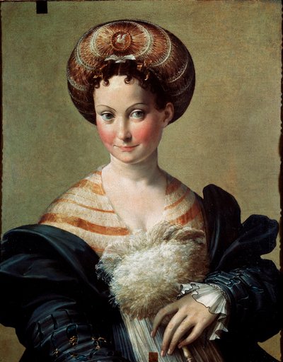 Favoritten eller den tyrkiske slaven Maleri av Francesco Mazzola Il Parmigianino kalt Parmesanen (1503-1540) 1530 ca. Søn 67x53 cm Parma, Nasjonalgalleriet av Parmigianino