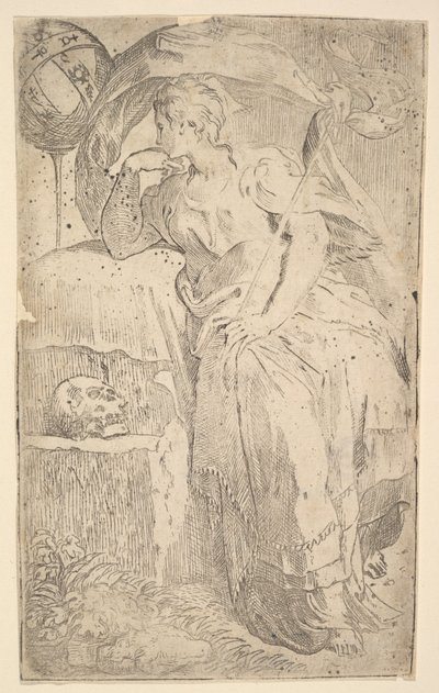 Astrologi, tidlig på 1500-tallet. av Parmigianino
