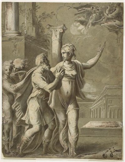 Augustus og den tiburtinske sibylla av Parmigianino