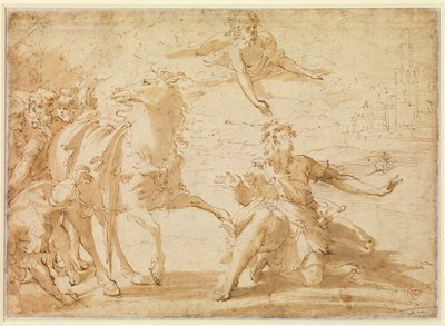 Konvertering av Saint Paul av Parmigianino