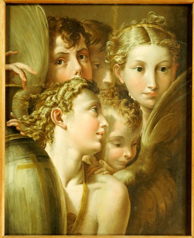 Fem engler av Parmigianino