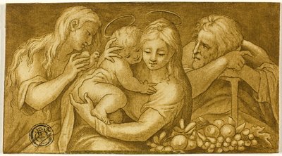 Hellig familie med Maria Magdalena av Parmigianino