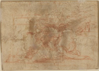 Jael og Cisera? [mot] av Parmigianino