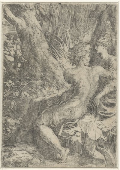 Kjærlighetspar av Parmigianino