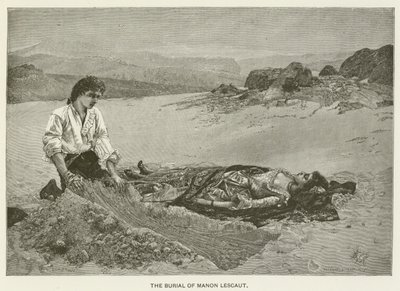 Begravelsen av Manon Lescaut av Pascal Adolphe Jean Dagnan Bouveret