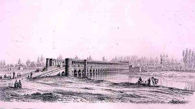 Allah Verdi Khan Bridge, i Isfahan, fra 