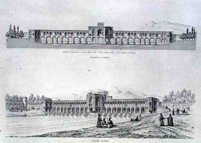 Hassan Beg Bridge, på Zeineroud i Isfahan, fra 
