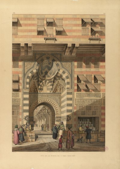 Sabil-Kuttab av Sultan Qaitbay av Pascal Xavier Coste