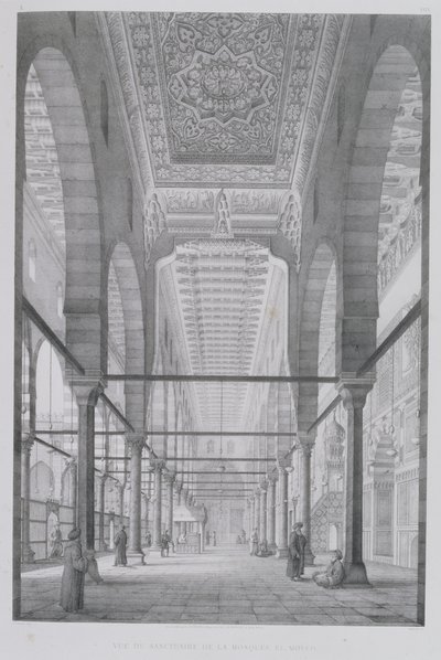 Utsikt over helligdommen til moskeen i Moyed, plate 29 fra 