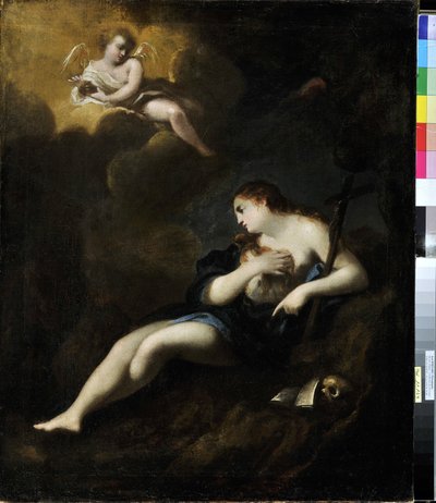 Marie Madeleine penitente (olje på lerret) av Pasqualino