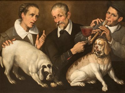 Zufolo-spiller, 1585-1590. av Passerotti