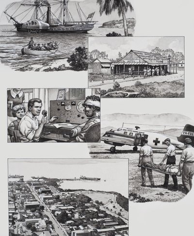 Darwin, Australien von Pat (1907-95) Nicolle