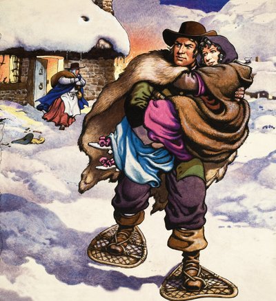 Berühmte Paare: Lorna Doone und John Ridd von Pat (1907-95) Nicolle