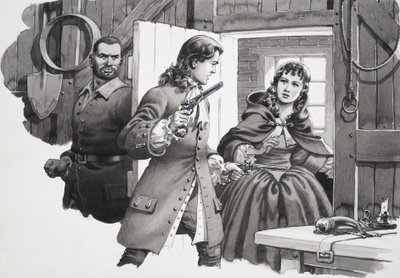 Mädchen im grauen Umhang von Pat (1907-95) Nicolle