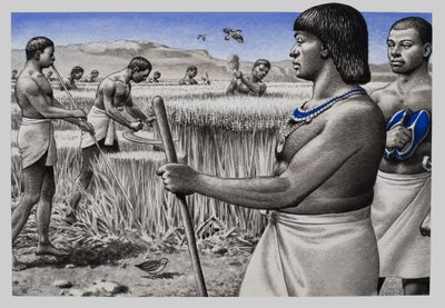 Musik während der Arbeit von Pat (1907-95) Nicolle