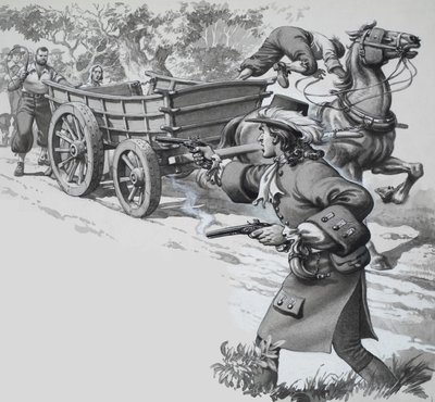 Die Auspeitschung der Witwe Green von Pat (1907-95) Nicolle