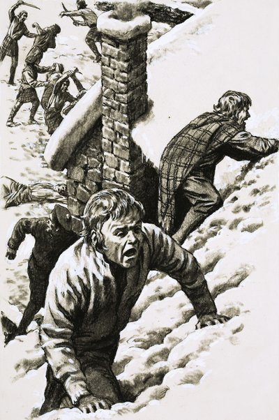 Unidentifizierte schottische Schlacht von Pat (1907-95) Nicolle